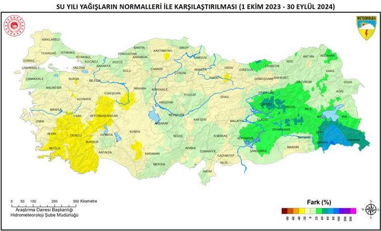 Yağışlar en fazla Doğu Anadolu'da arttı, Ege'de azaldı