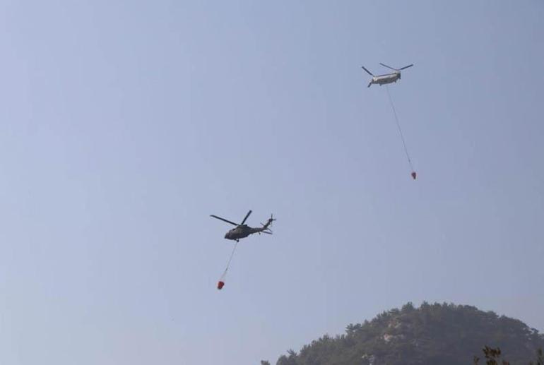 Muğla'daki orman yangını 3'üncü günde