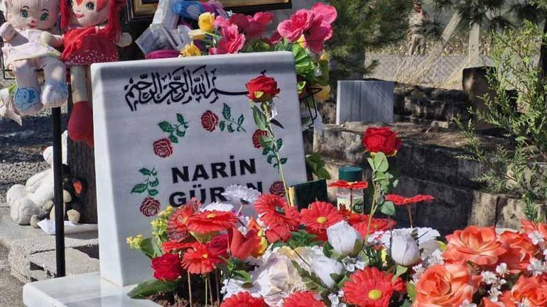 Narin'e ait otopsi için İstanbul’a gönderilen kemik parçaları mezarına defnedildi