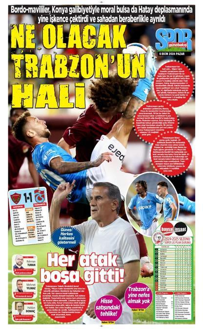 Trabzonspor’da beraberlik kabusu bitmiyor