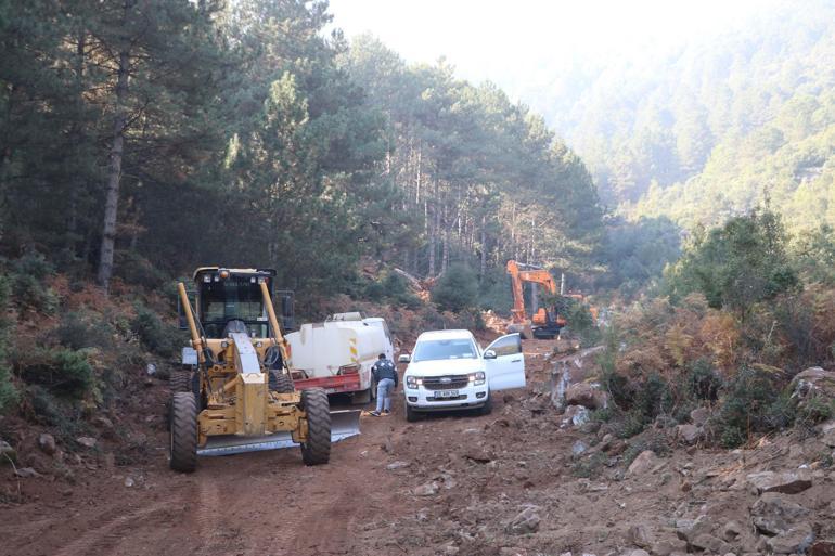 Denizli'de orman yangını 5'inci gününde