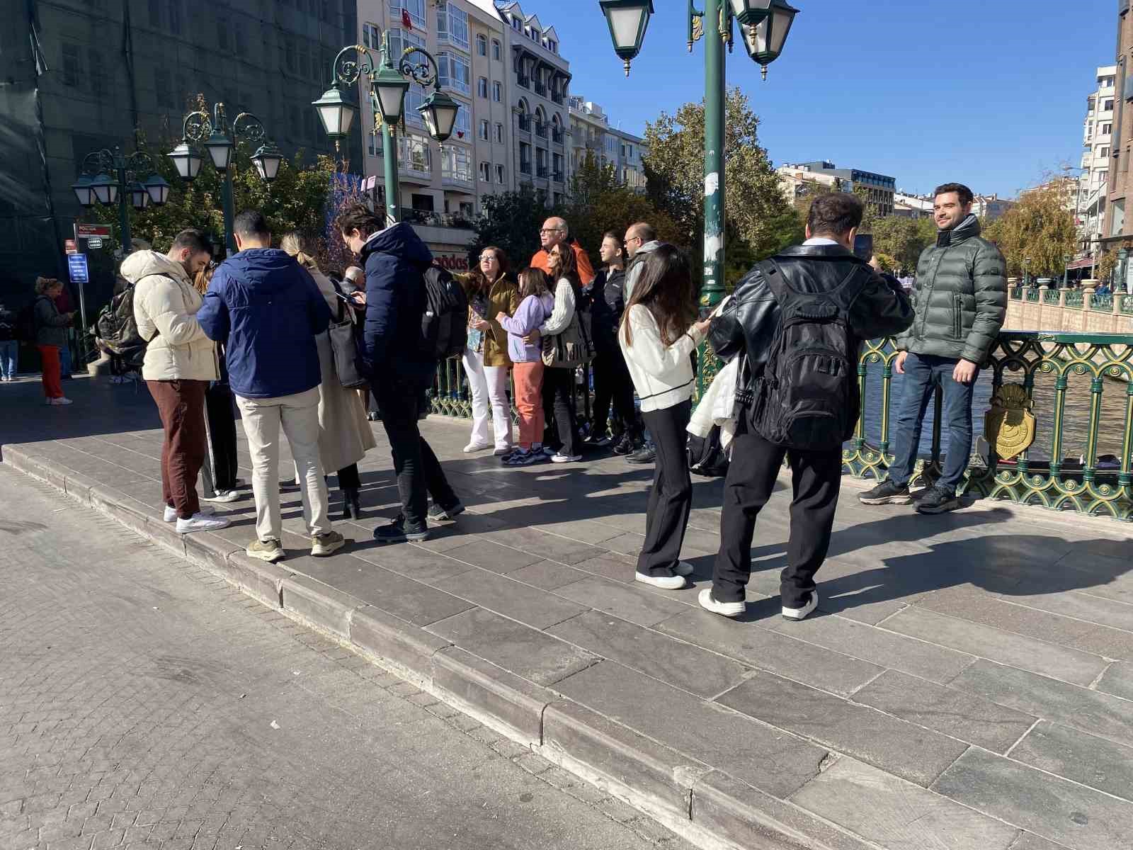 Eskişehir’i beğenen yerli turistler kente tekrar gelmek istiyor