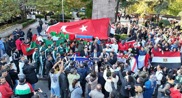 Trabzon’da Paten Futbolu Dünya Kupası'na kortejli başlangıç