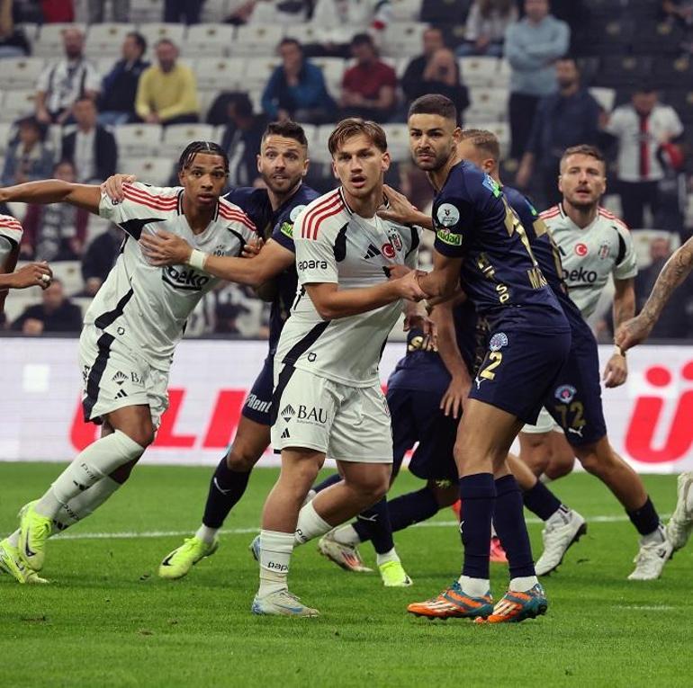 Beşiktaş, öne geçtiği karşılaşmada Kasımpaşa’ya 3-1 kaybetti