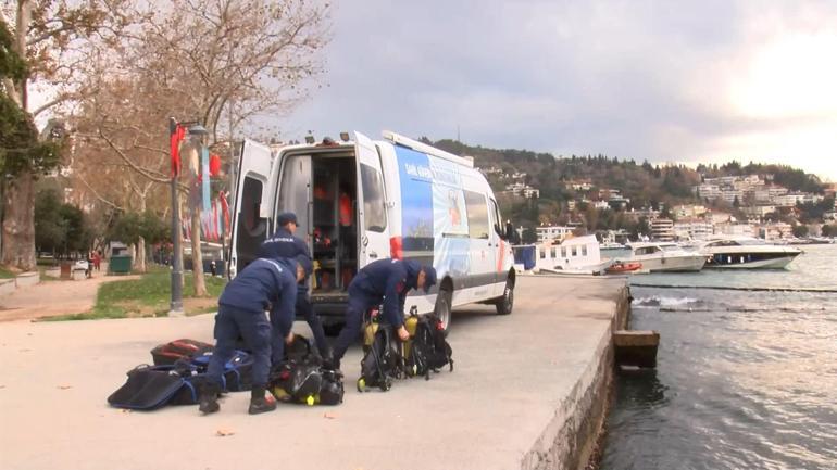 Sarıyer’de denizde kaybolan 2 kişiyi arama çalışmaları devam ediyor