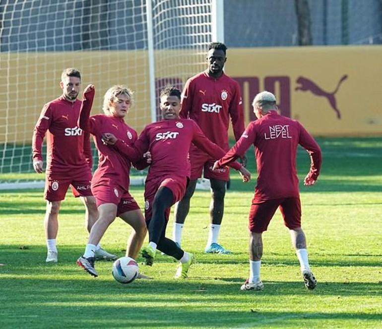 Galatasaray, Kayserispor maçının hazırlıklarını sürdürdü