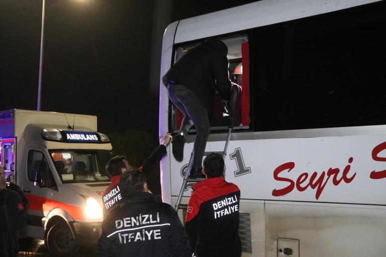 Denizli'de 1 kişinin öldüğü, 20 kişinin yaralandığı otobüs kazasında şoför tutuklandı