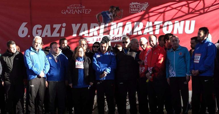 Gaziantep’te Gazi Yarı Maratonu başladı