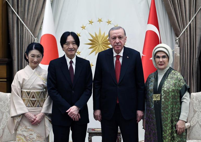 Emine Erdoğan, Japonya Veliaht Prensesi Akishino ile bir araya geldi