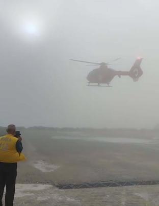 Muğla'da hastaneye çarpan ambulans helikopterin enkazı kaldırıldı