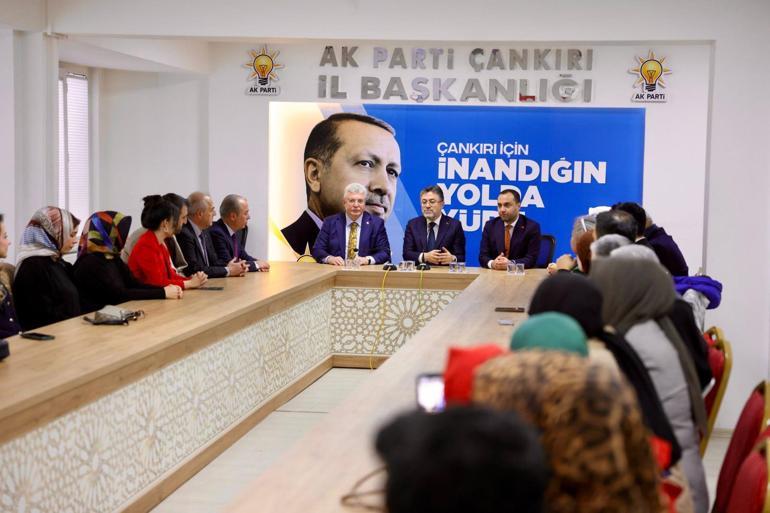 Bakan Yumaklı, AK Parti Çankırı İl Başkanı Erdoğan'ı ziyaret etti