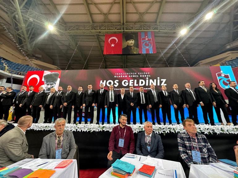 Trabzonspor Kulübü’nün Olağan Genel Kurulu’nda Ertuğrul Doğan yeniden başkan seçildi