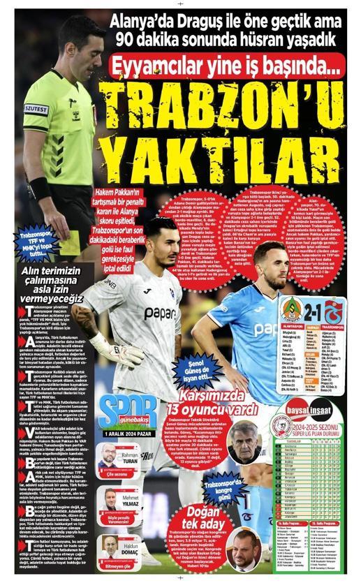 Trabzonspor’da hayal kırıklığı