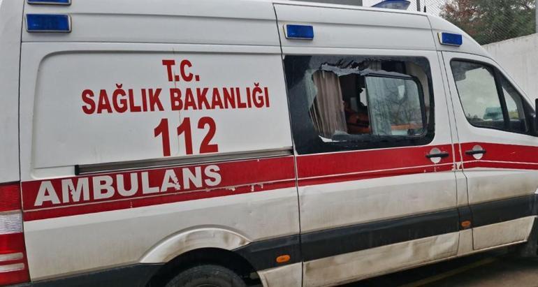 Bir yılda ambulanslara 73 kez taşlı saldırıda bulundu